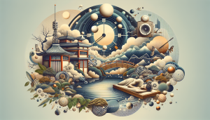 A serene landscape symbolizing radio calmness.