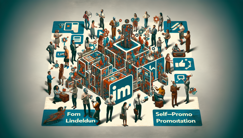 Moderator self-promotion tips on LinkedIn