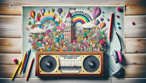 Children and families enjoying radio in Schleswig-Holstein.