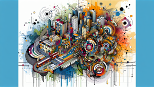 Cityscape with marketing collaboration in Niedersachsen
