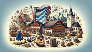 Bavarian musicians playing traditional folk music online.
