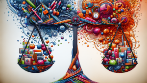 Merchandise cross-selling concept illustration